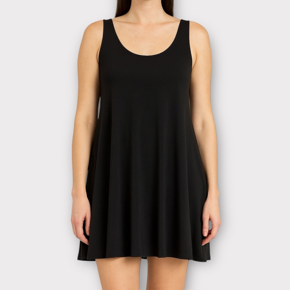 Lisa Bayne Women’s Dress XL Sleeveless Tank Swingy Flowy Minimalist Designer